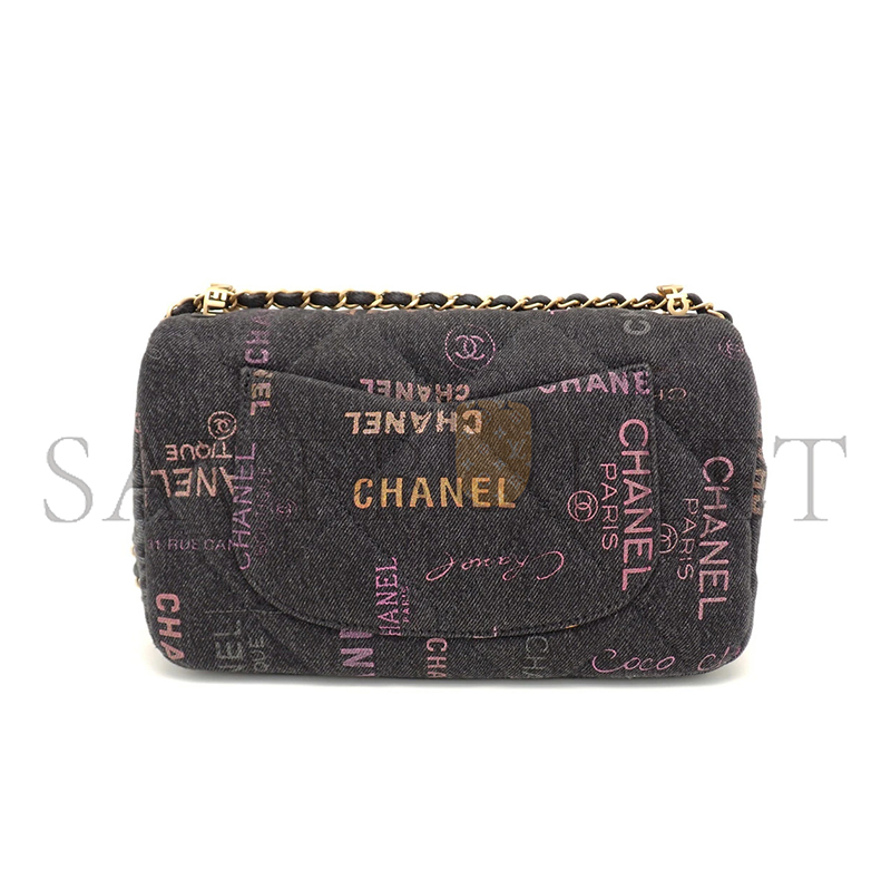CHANEL DENIM MOOD MEDIUM FLAP BAG AS3135 (25*16*8cm)